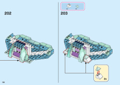 LEGO 43197 instructions page 198 – build guide