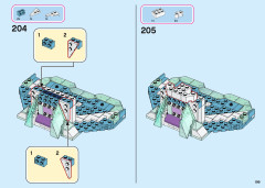 LEGO 43197 instructions page 199 – build guide
