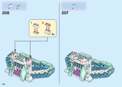 LEGO 43197 instructions page 200 – build guide