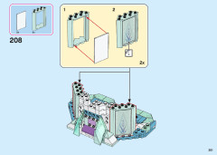 LEGO 43197 instructions page 201 – build guide