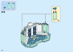LEGO 43197 instructions page 204 – build guide