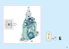 LEGO 43197 instructions page 217 – build guide