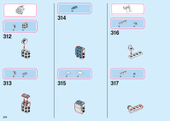 LEGO 43197 instructions page 258 – build guide