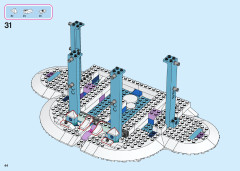 LEGO 43197 instructions page 44 – build guide