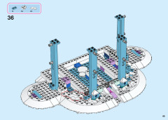 LEGO 43197 instructions page 49 – build guide