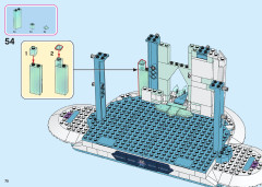 LEGO 43197 instructions page 70 – build guide