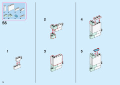 LEGO 43197 instructions page 72 – build guide
