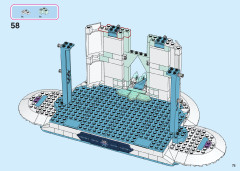 LEGO 43197 instructions page 75 – build guide