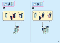 LEGO 43197 instructions page 77 – build guide