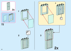 LEGO 43197 instructions page 84 – build guide