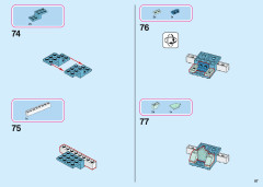 LEGO 43197 instructions page 87 – build guide