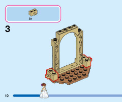 LEGO 43198 instructions page 10 – build guide