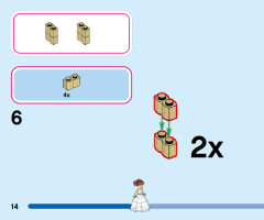 LEGO 43198 instructions page 14 – build guide