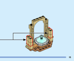 LEGO 43198 instructions page 15 – build guide