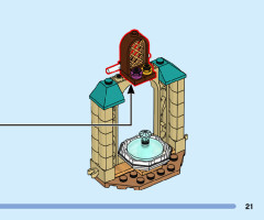 LEGO 43198 instructions page 21 – build guide