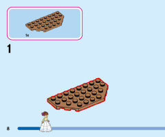 LEGO 43198 instructions page 8 – build guide