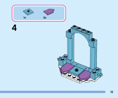 LEGO 43199 instructions page 11 – build guide