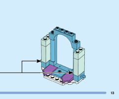 LEGO 43199 instructions page 13 – build guide