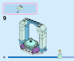 LEGO 43199 instructions page 18 – build guide