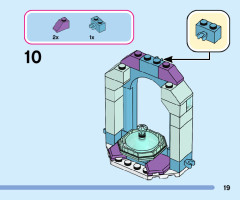 LEGO 43199 instructions page 19 – build guide