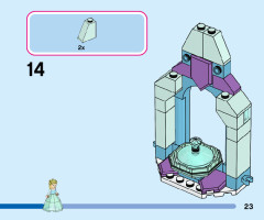 LEGO 43199 instructions page 23 – build guide