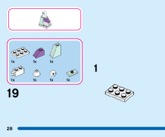 LEGO 43199 instructions page 28 – build guide