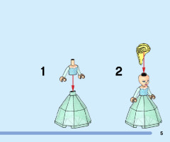 LEGO 43199 instructions page 5 – build guide