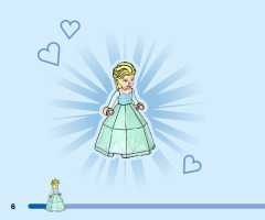 LEGO 43199 instructions page 6 – build guide