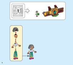 LEGO 43202 instructions page 8 – build guide