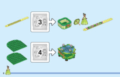 LEGO 43203 instructions page 2 – build guide