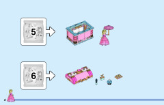 LEGO 43203 instructions page 2 – build guide