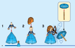 LEGO 43203 instructions page 8 – build guide