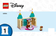 LEGO 43204 instructions page 1 – build guide