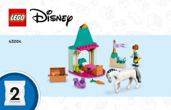 LEGO 43204 instructions page 1 – build guide