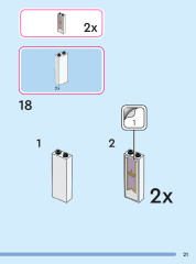 LEGO 43205 instructions page 21 – build guide