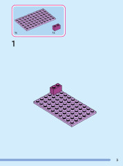 LEGO 43205 instructions page 3 – build guide