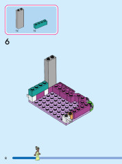 LEGO 43205 instructions page 8 – build guide