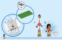 LEGO 43205 instructions page 2 – build guide