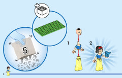 LEGO 43205 instructions page 2 – build guide