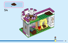 LEGO 43205 instructions page 55 – build guide