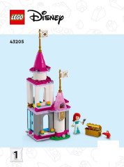 LEGO 43205 instructions page 1 – build guide