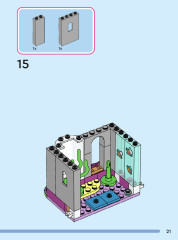 LEGO 43205 instructions page 21 – build guide