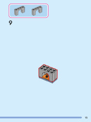LEGO 43206 instructions page 15 – build guide