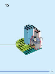 LEGO 43206 instructions page 21 – build guide