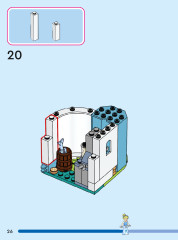 LEGO 43206 instructions page 26 – build guide