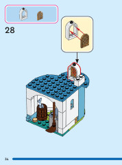 LEGO 43206 instructions page 34 – build guide