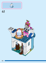 LEGO 43206 instructions page 50 – build guide