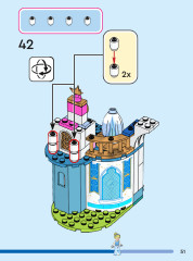 LEGO 43206 instructions page 51 – build guide