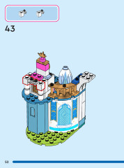 LEGO 43206 instructions page 52 – build guide