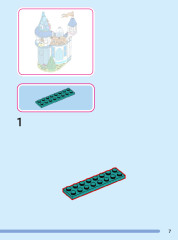 LEGO 43206 instructions page 7 – build guide